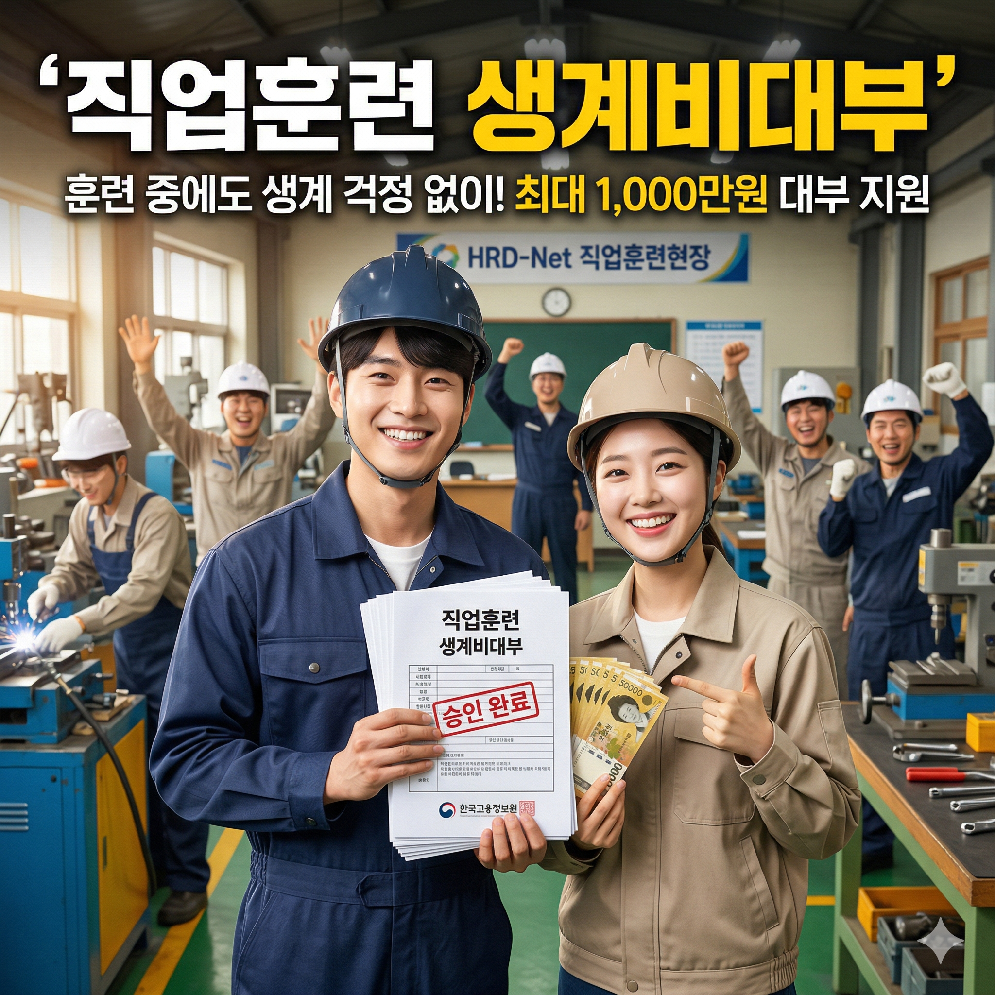 배우고 싶은데 당장 월세가 걱정될 때? ‘직업훈련생계비대부’ 1% 금리의 마법