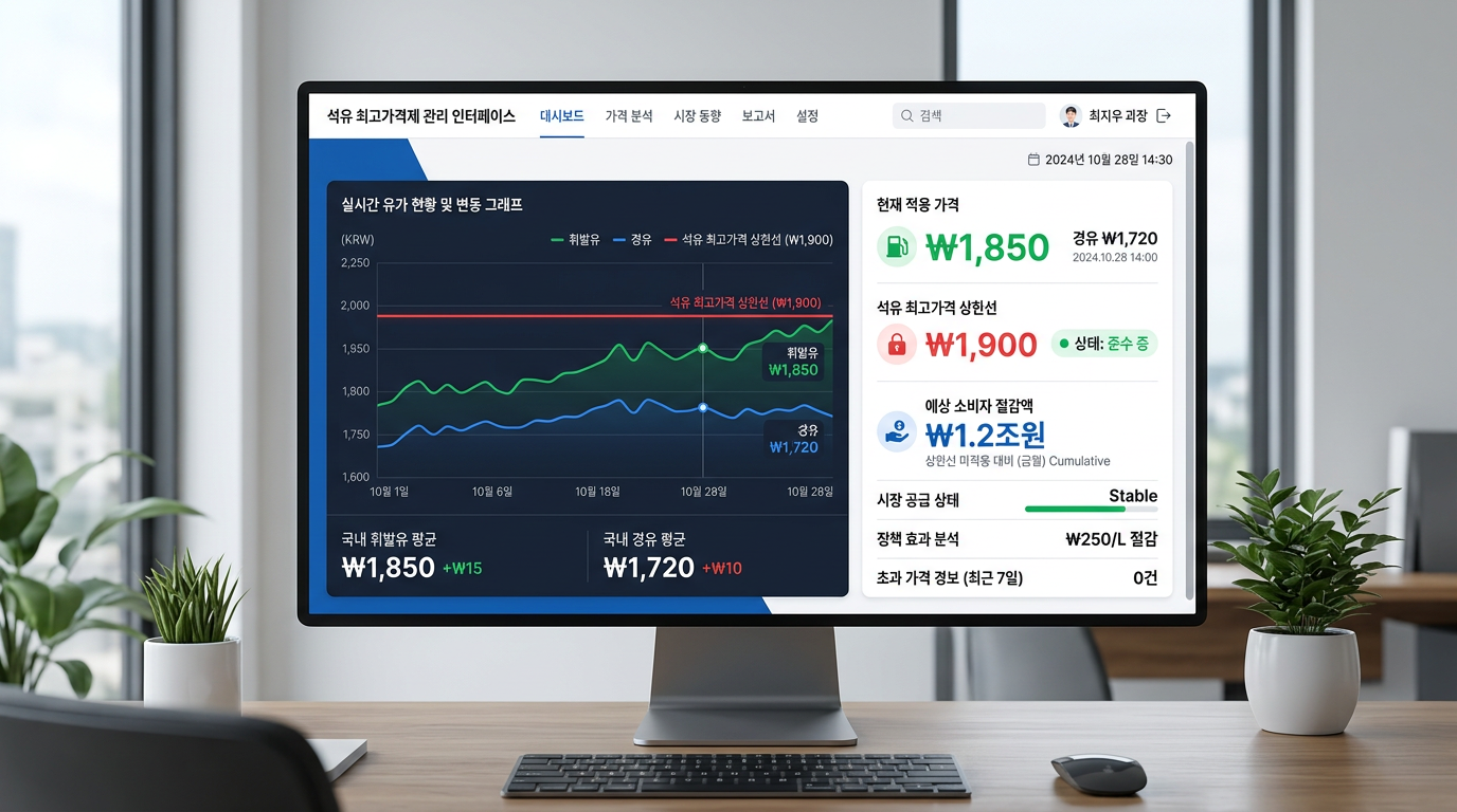 석유 최고가격제 정보 안내