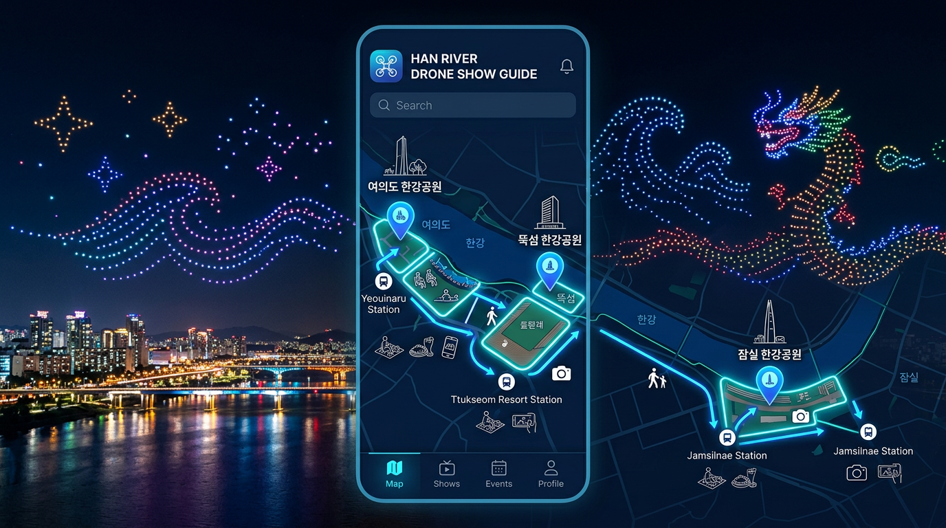 한강드론쇼몀당자리 정보 안내