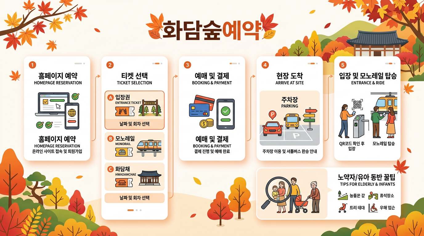 화담숲예약 정보 안내