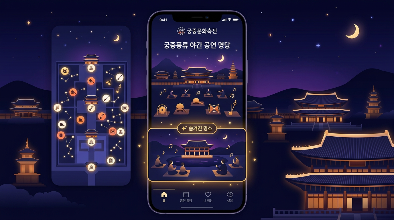 궁중문화축전 궁중풍류 야간 관람객도 놓치기 쉬운 뒷마당 국악 공연 명당 정보 안내