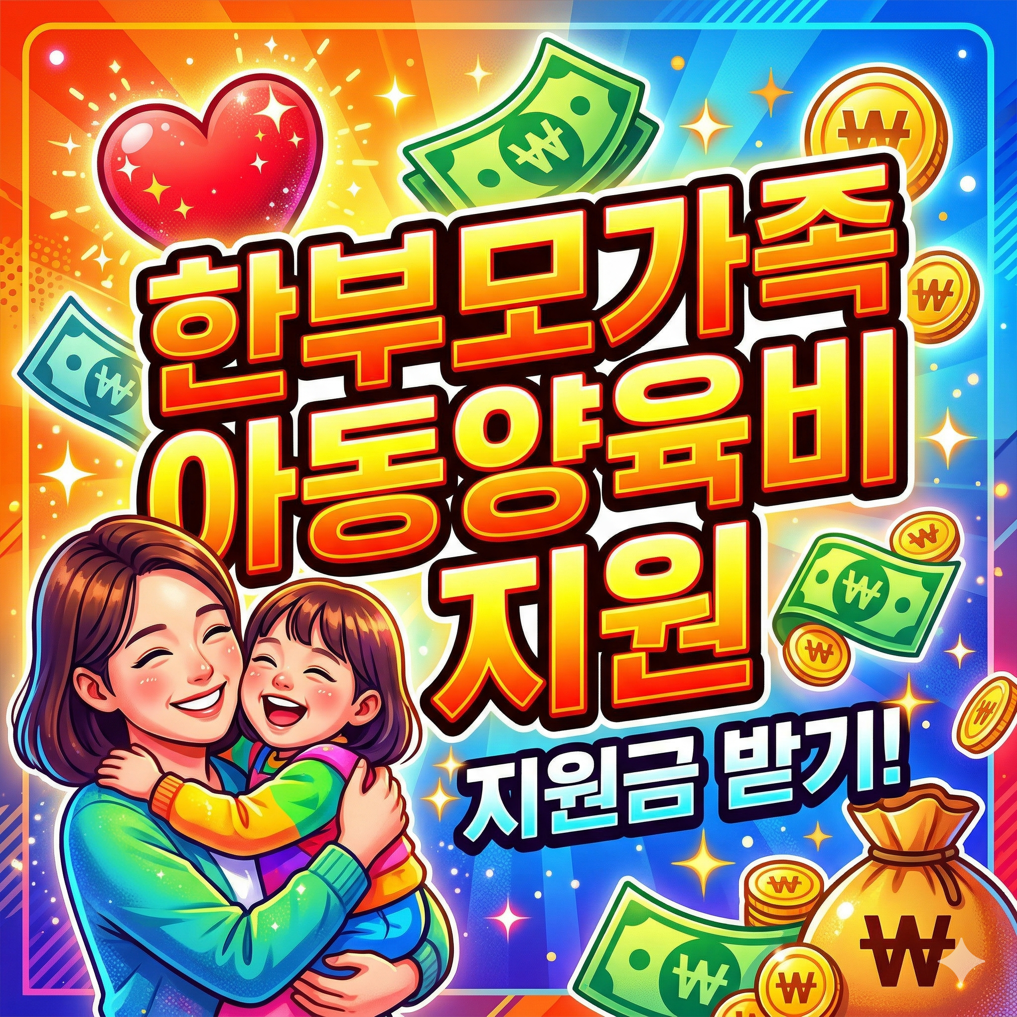 한부모가족 복지 (아동양육비, 디딤 씨앗 통장, 양육비 선지급)