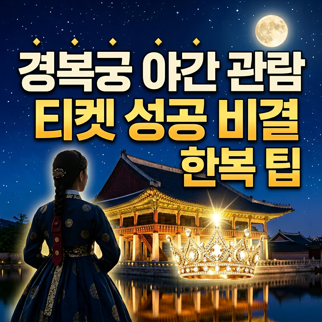 경복궁 야간 관람, ‘광클’ 없이도 당당하게 입장하는 꿀팁 (한복 활용법)